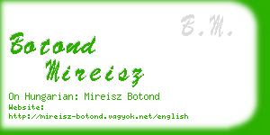 botond mireisz business card